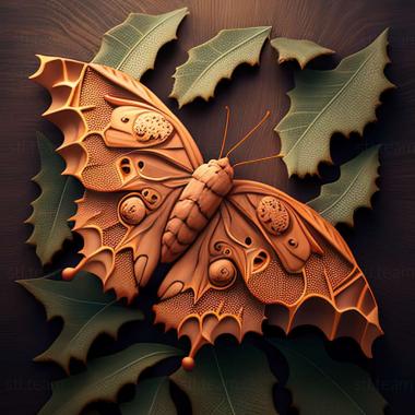 3D model Polygonia comma (STL)